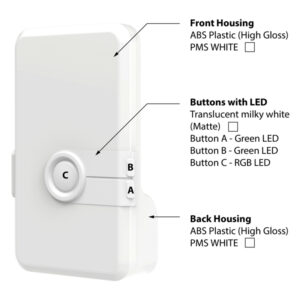 Front view of the LC14 device