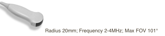 Convex low frequency probe