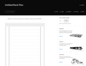 PATBOX Rack Planner シミュレーション画面イメージ