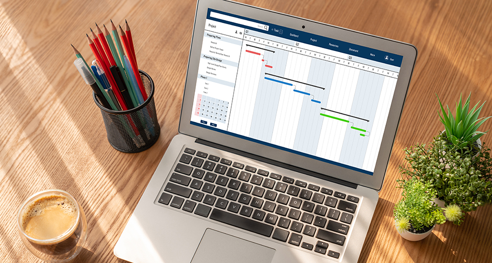 予定と進捗管理のイメージ