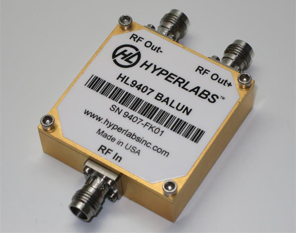 HL9407 Broadband Balun (500 kHz to 67 GHz)