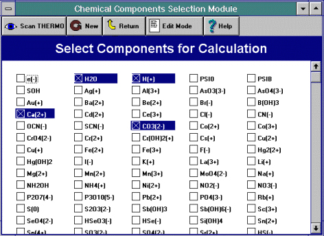 画像:MINEQL+ Chemical Equilibrium Modeling System | 化学平衡 計算 ソフトウェア    