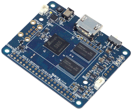 画像:ODROID-C0 | IoTプロジェクト 最適 超小型 ARM ボード