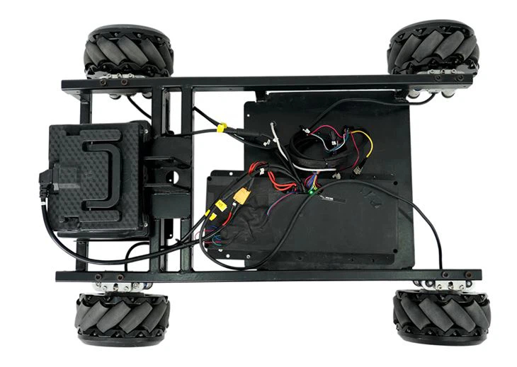 画像:Autonomous Mobile Platform | 高耐荷重 多方向移動 オムニディレクショナル・メカナムホイールロボット