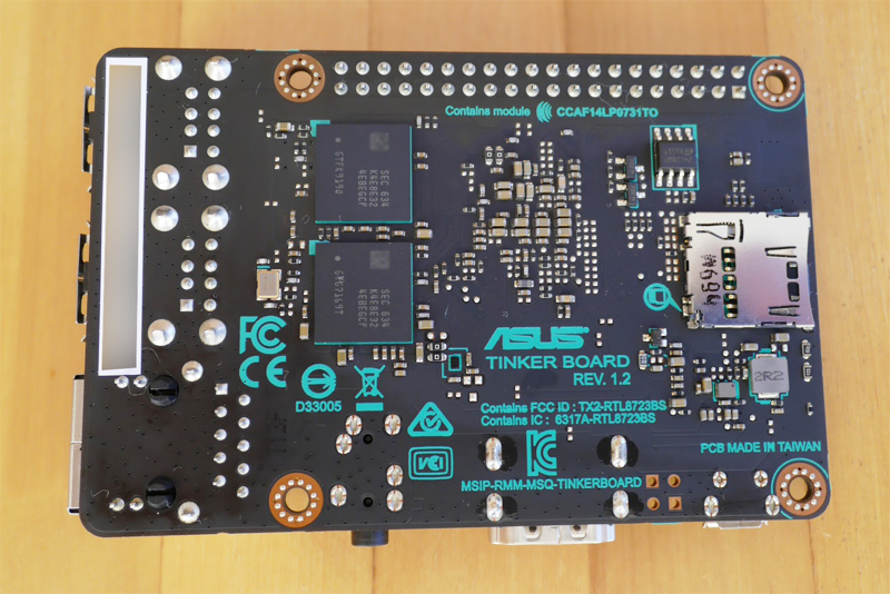 WayPonDEV ASUS SBC Tinker Board S R2.0 RK3288 SoC 1.8GHzクアッドコアCPU、600M