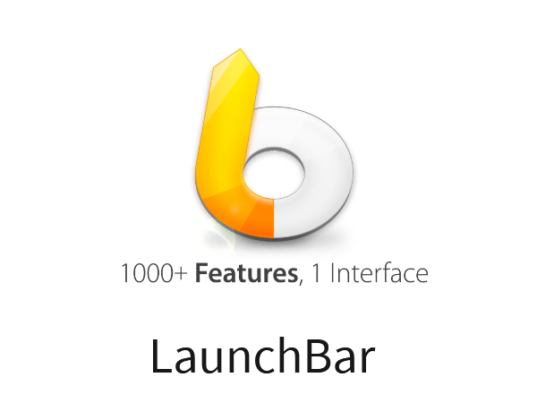 画像:LaunchBar | ランチャー機能 キーボード操作