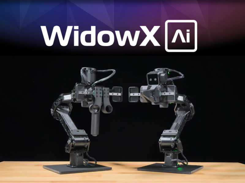 画像:WidowX AI | Trossen AI対応 6軸ロボットアーム