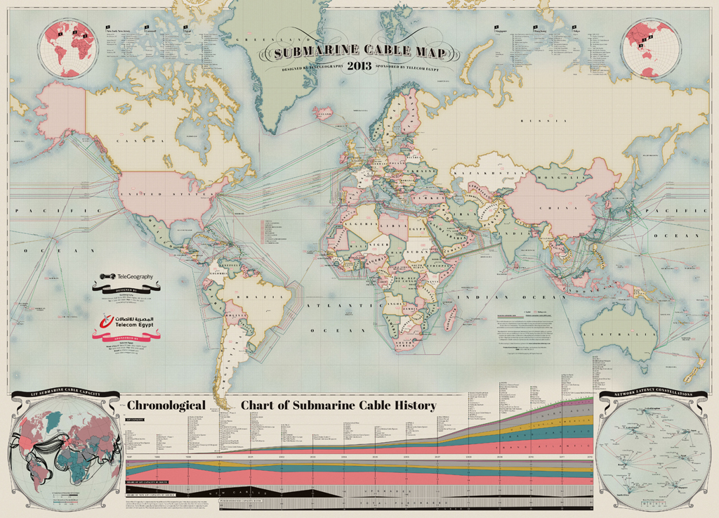 画像:TeleGeography Telecom Maps | 通信インフラ ビジュアルマップ