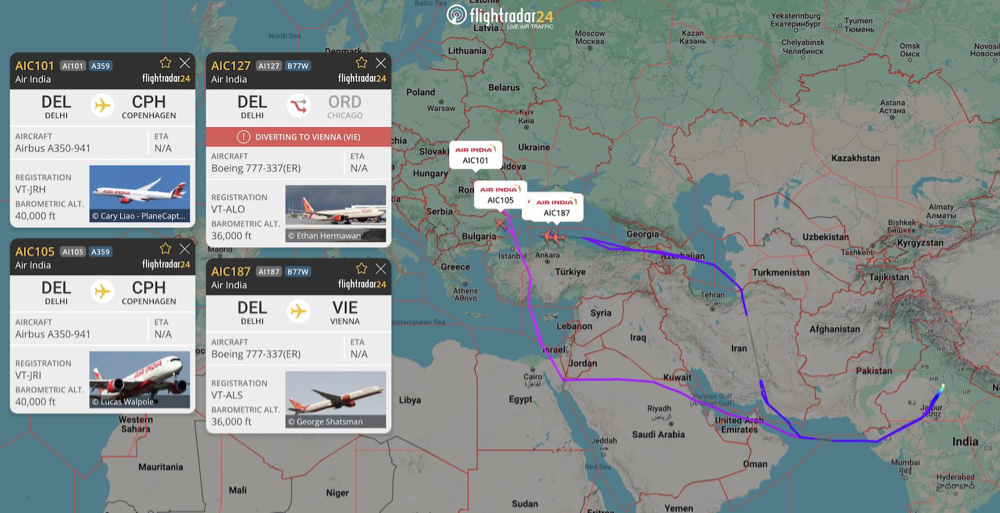 画像:Flightradar24 | リアルタイム航空機追跡 過去フライト解析