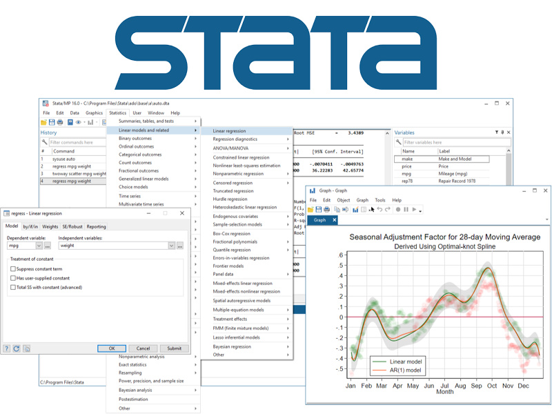 Stata 18  (スタータ) | 統計 ソフトウェア パッケージ