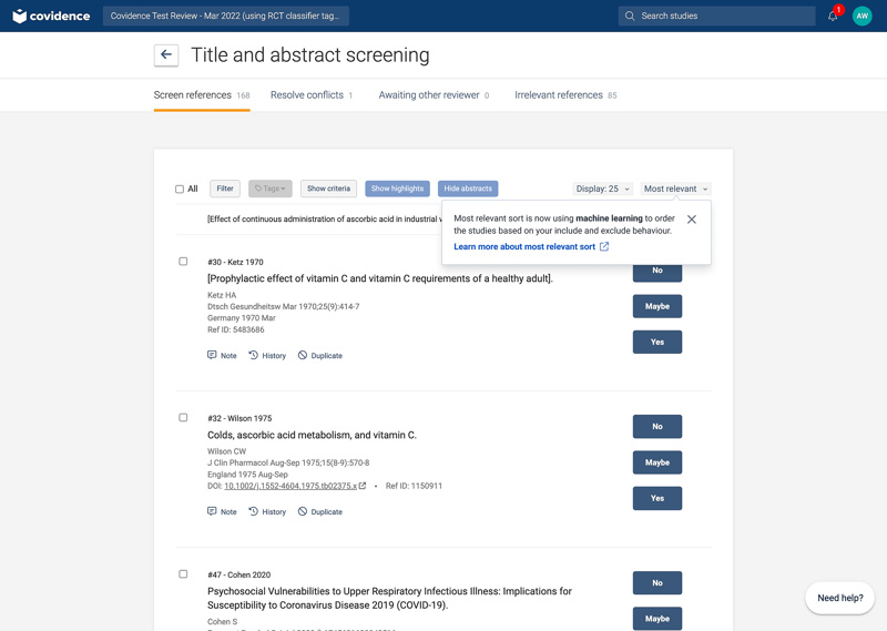 Covidence - systematic reviews | システマティックレビュー/研究レビュー代行のための管理ツール代行のための管理ツール