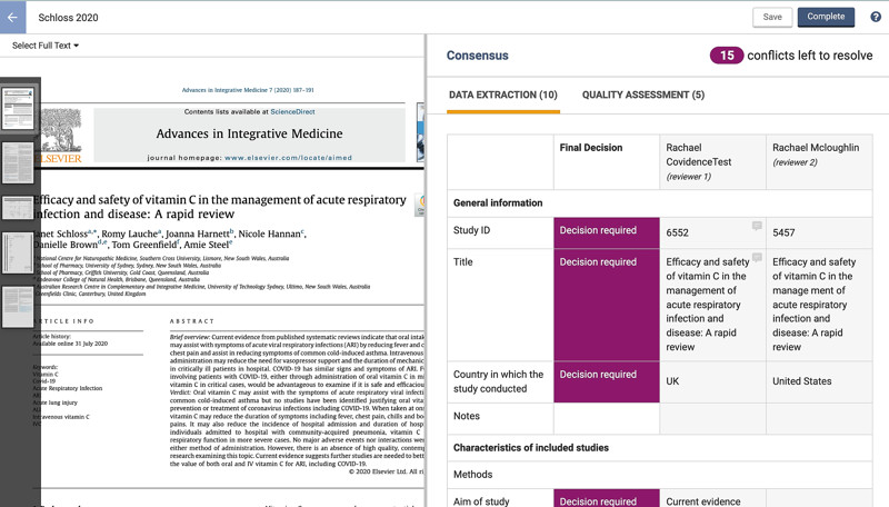 Covidence - systematic reviews | システマティックレビュー/研究レビュー代行のための管理ツール代行のための管理ツール