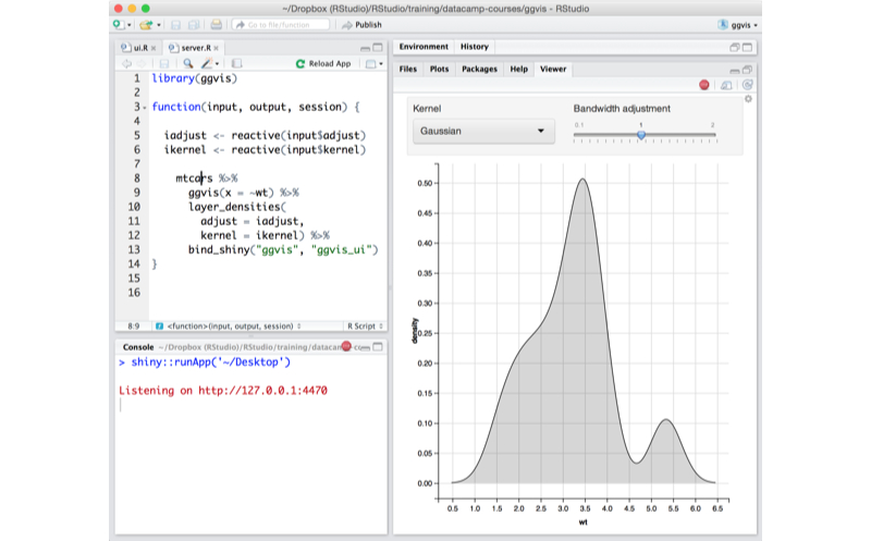 RStudio (Desktop/Server) | 統計用プログラミング言語R 統合開発環境 IDE