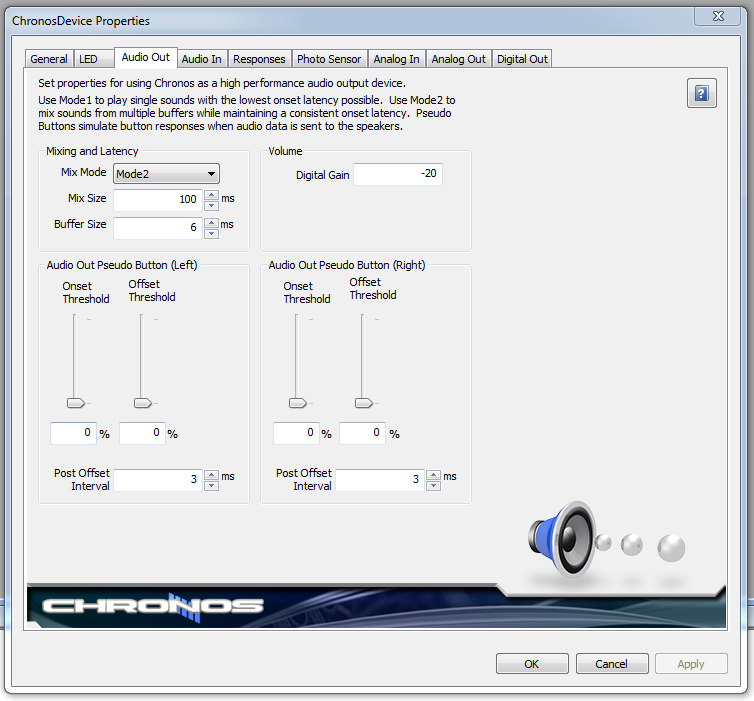 Chronos | Psychology Software Tools 反応入力 刺激呈示 ミリ秒応答反応