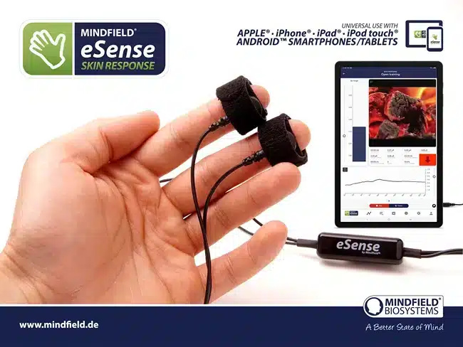 Mindfield eSense Skin Response | 皮膚反応 皮膚コンダクタンス 測定 デバイス