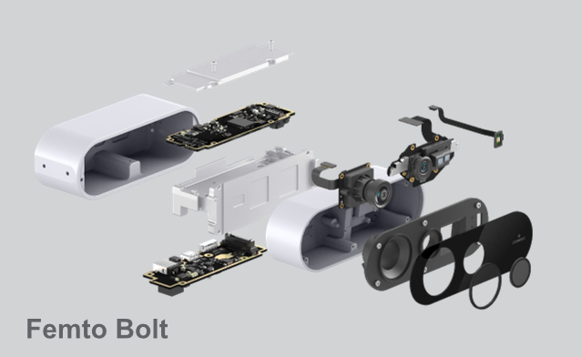 Orbbec Femto (Bolt/Mega) | IMU 複数台同期 ToF デプスカメラ