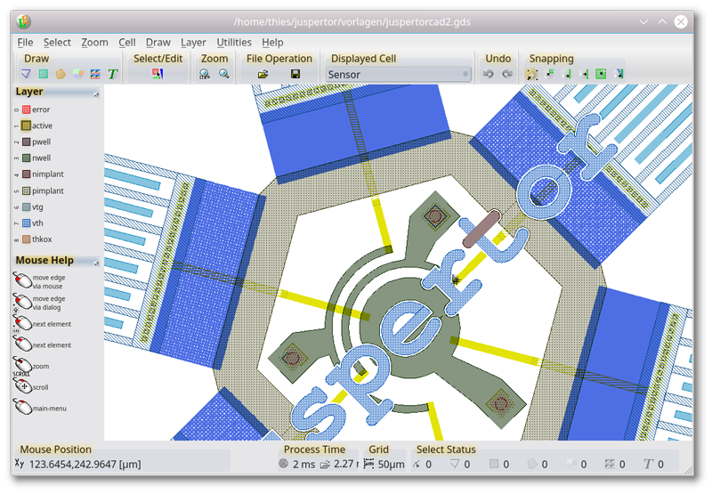 LayoutEditor | MEMS IC レイアウト エディタ 集積回路設計ソフトウェア