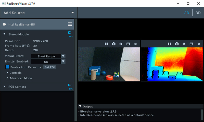 Intel RealSense Depth Camera (D415/D435/D435i/D435f/D435if) | 精密制御 深度センサ デプスカメラ