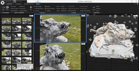 RealityCapture 1.5 | 画像 3Dモデル 作成 フォトグラメトリ ソフトウェア