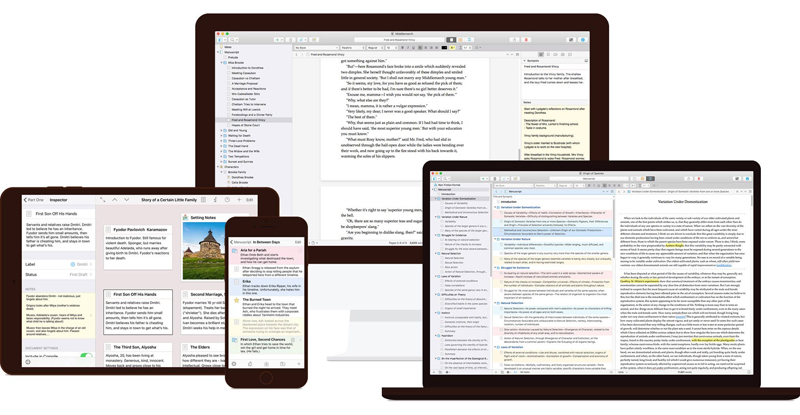 Scrivener | 文章 作成 支援 ツール (Windows, Mac OS)
