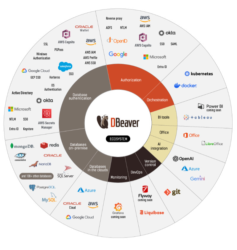 DBeaver | 非ネイティブ データベース管理 ライセンス 商用利用