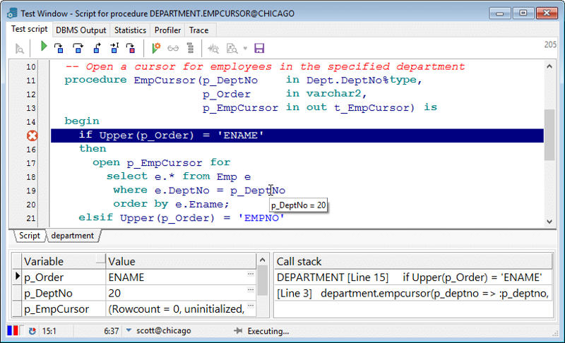 PL/SQL Developer | Oracle Database アプリケーション 開発者向けIDE