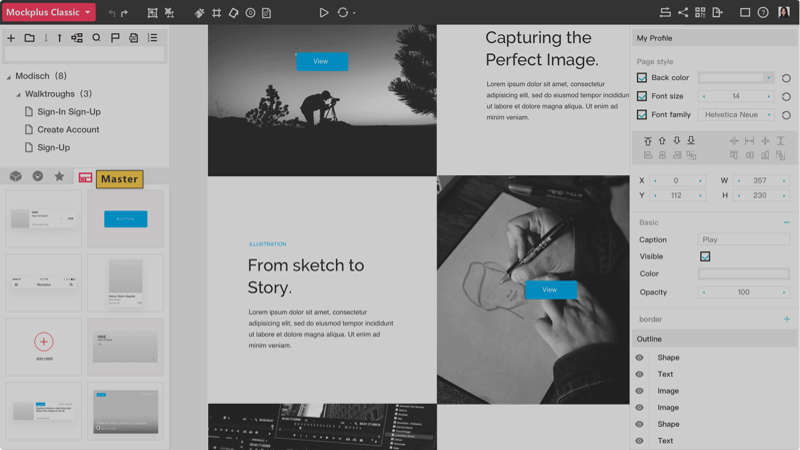 Mockplus | WEBサービス 開発 プロトタイピング ツール