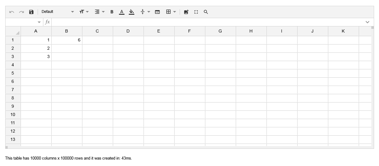 Jspreadsheet Pro | フルスタック JavaScript データグリッド コンポーネント (有償版)
