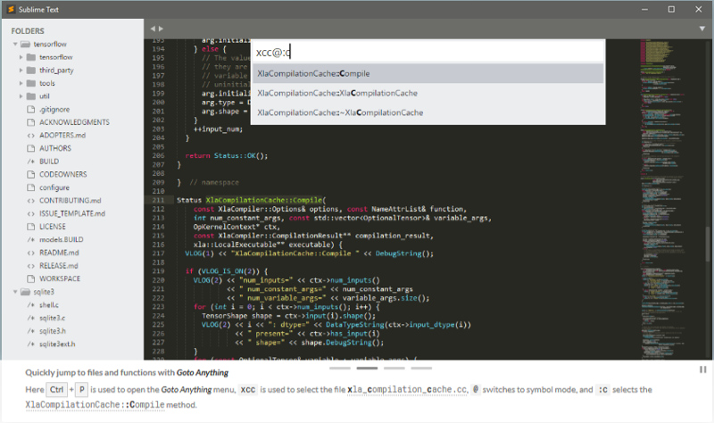 Sublime Text | コーディング 機能 テキストエディタ (Windows, Mac OS X, Linux対応)