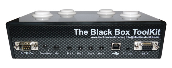 Black Box ToolKit USB response pad | ミリ秒精度 反応時間測定 ボタンボックス