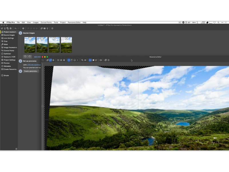 PTGui(Graphical User Interface for Panorama Tools) | 高画質 360度 パノラマ 写真 作成  ツール