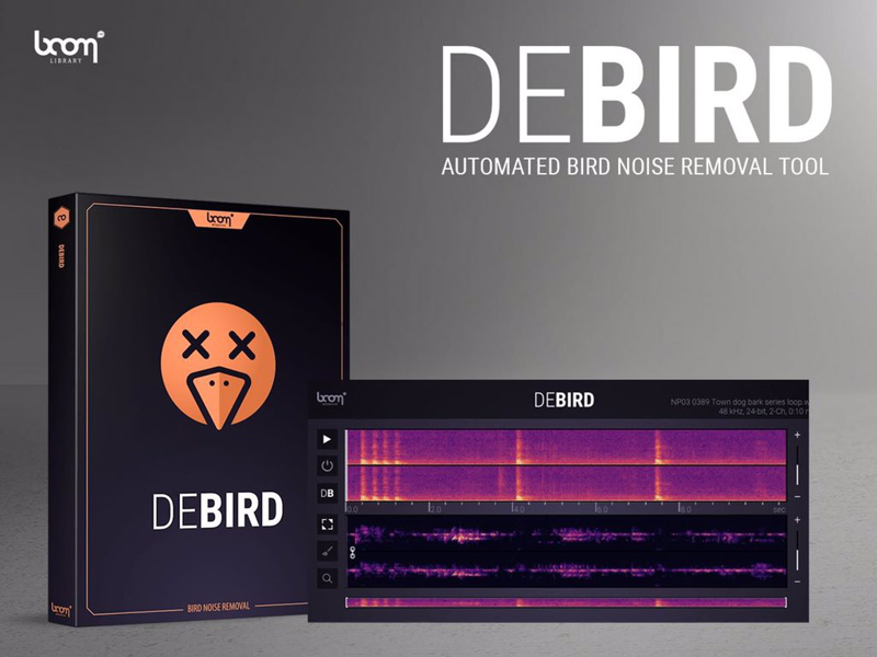 BOOM Library DEBIRD | 鳥のさえずり 自動検出 除去 音響効果 リペア  ツール