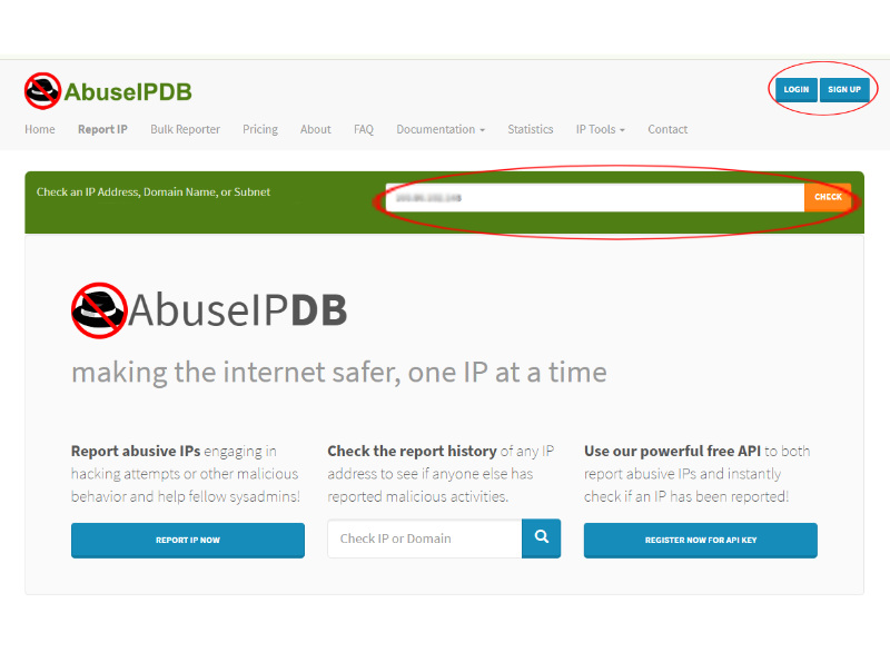AbuseIPDB | サイバー攻撃 不正アクセス対策