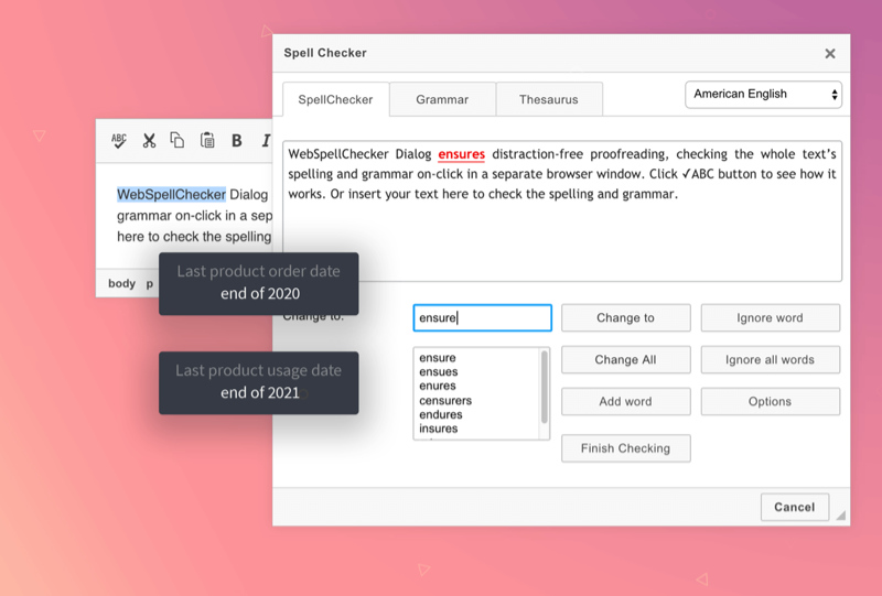 WProofreader | WebSpellChecker社 多言語スペル 文法 スタイル チェック