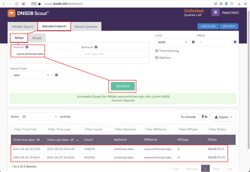DomainTools Farsight DNSDB | 世界最大級 DNS履歴データベース