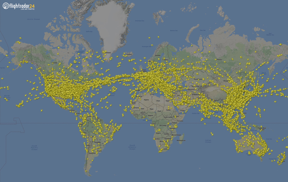 Flightradar24 | リアルタイム航空機追跡 過去フライト解析