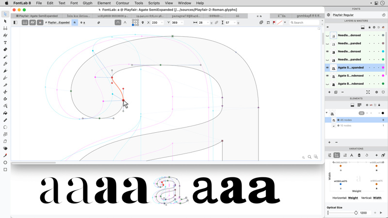 FontLab | Mac Windows プロ仕様 フォント 作成  ツール
