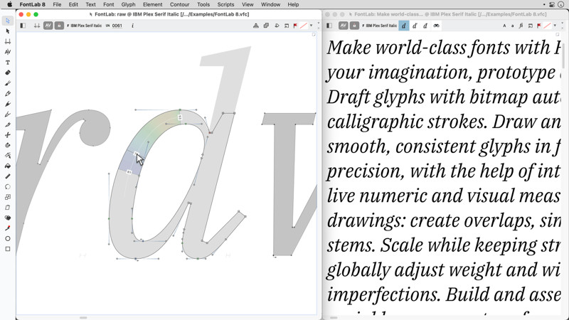 FontLab | Mac Windows プロ仕様 フォント 作成  ツール