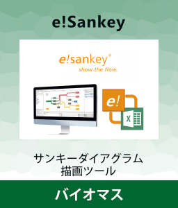 工程間の流量図,サンキーダイアグラム, esankeyライセンス,Biomass Products