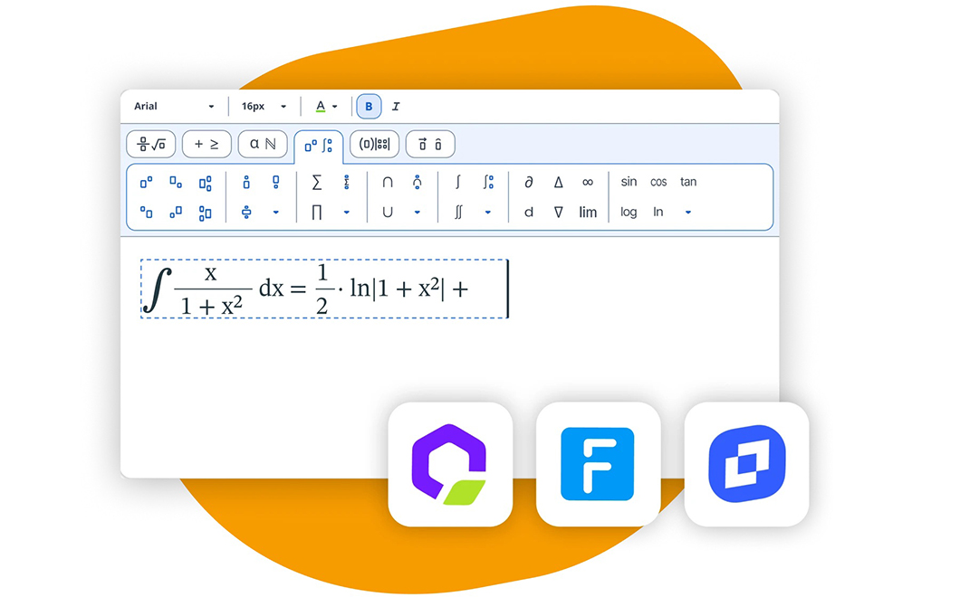 Wiris MathType for HTML Editors