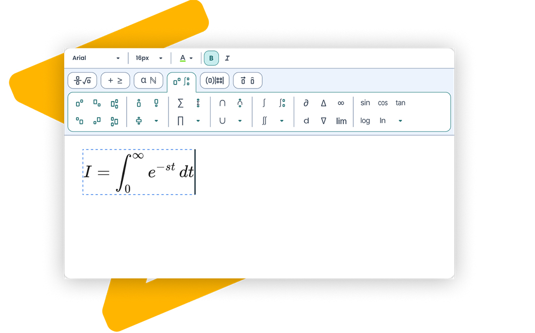 Wiris MathType for HTML Editors