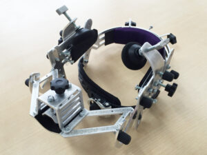 Aluminium probe stabilization headset