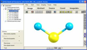 Chemcraft のインターフェース