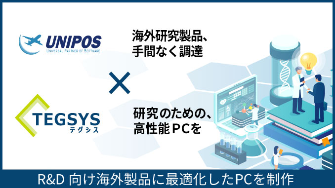 ユニポスｘテグシス 海外ソフトが動くPC制作はテガラ