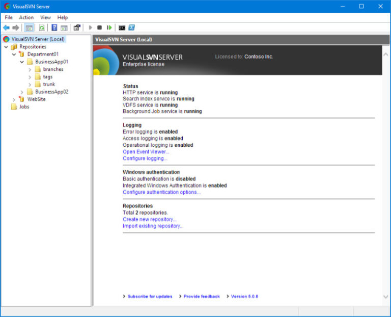 VisualSVN Server | Windows用 Subversion SVN サーバー ソフト ソースコード管理 | 海外ソフトウェア ...